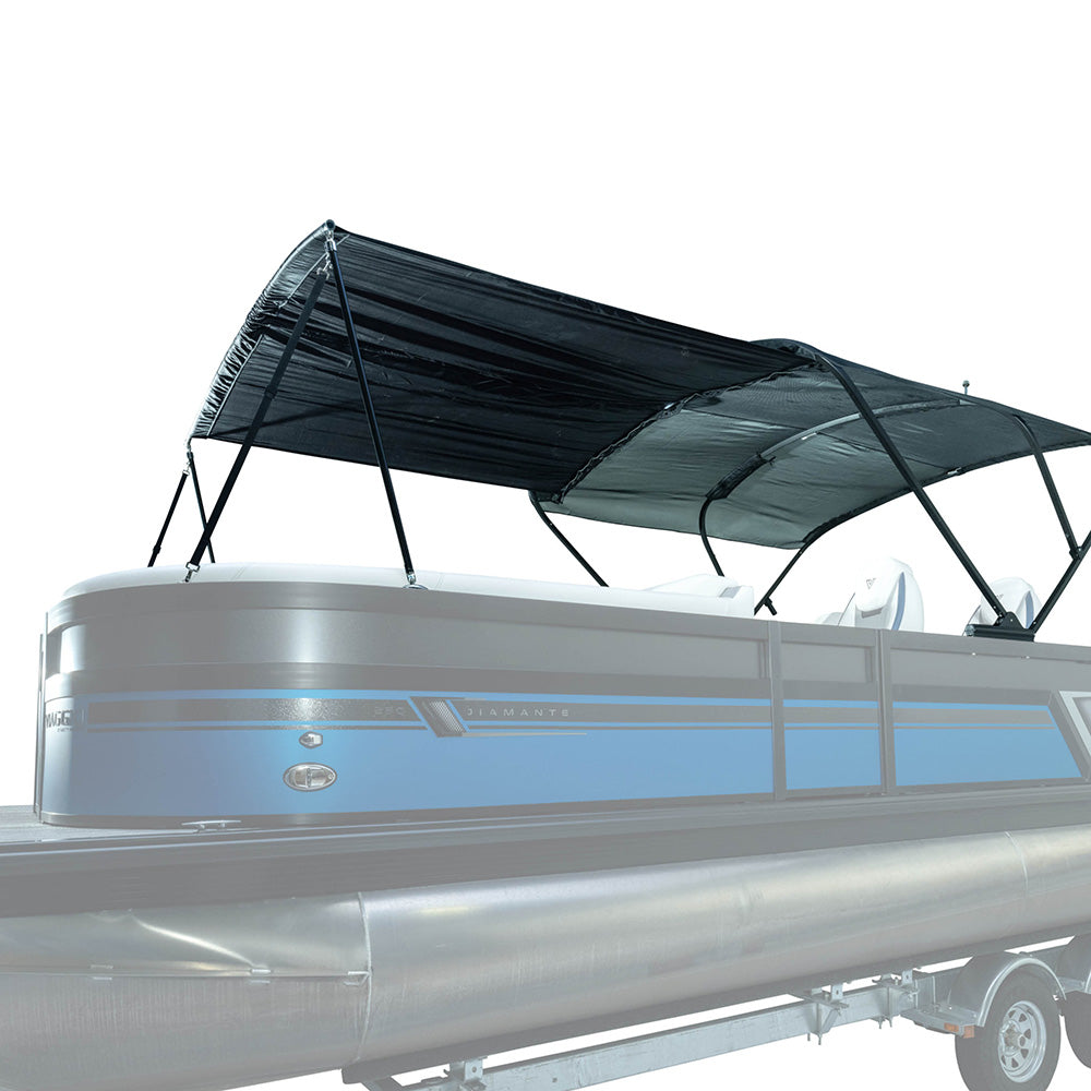 SureShade Bimini Extension fPower Bimini 7 Black Hardware wBlack Canvas 2021013744