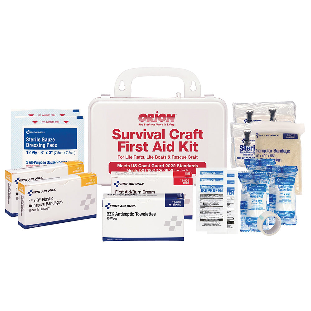 Orion Survival Craft First Aid Kit Hard Plastic Case 816