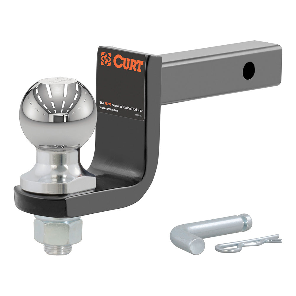 CURT Towing Starter Kit w2 Ball 114 Shank 314 Drop 3500 lbs 45148