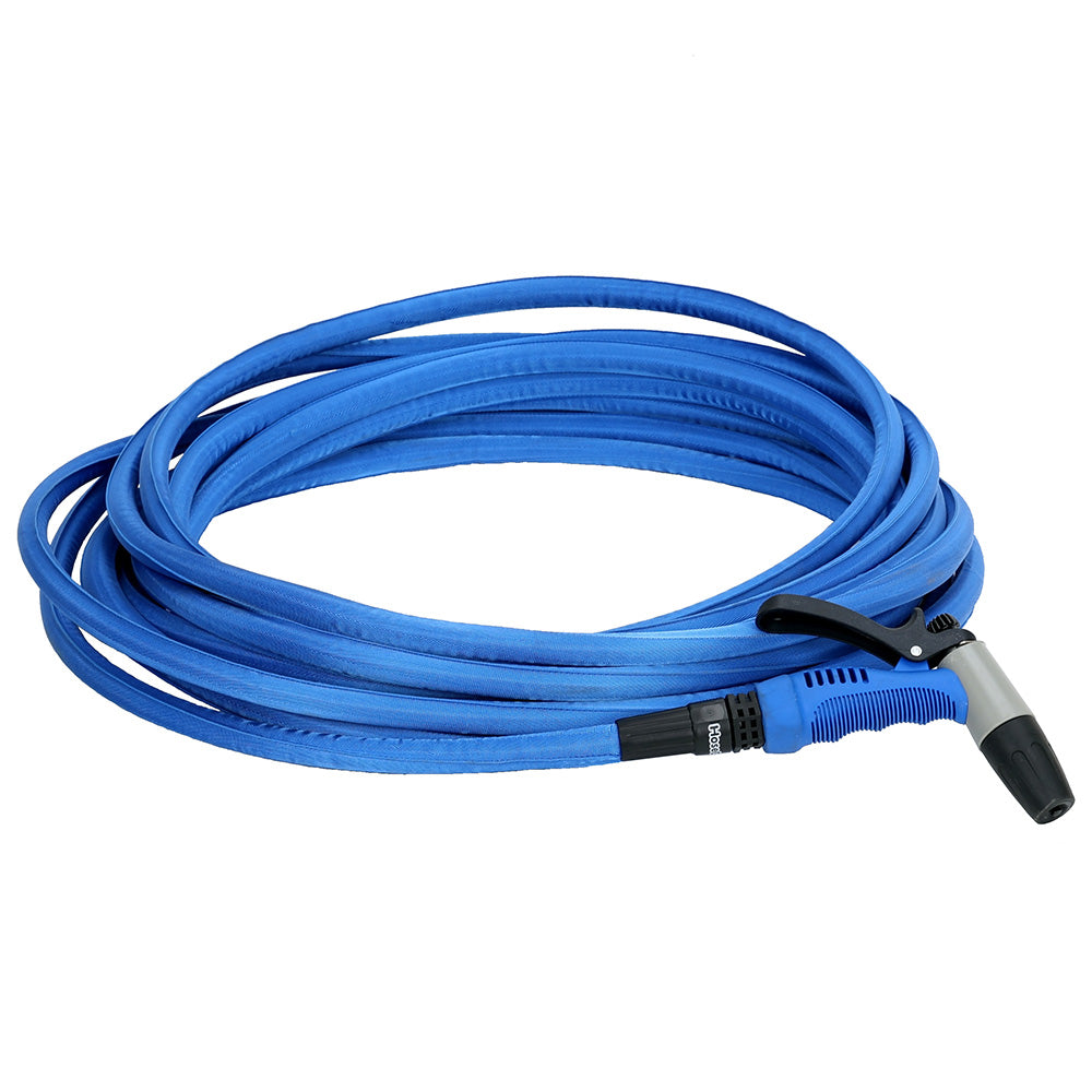 HoseCoil 75 Blue Flexible Hose Kit with Rubber Tip Nozzle HF75K