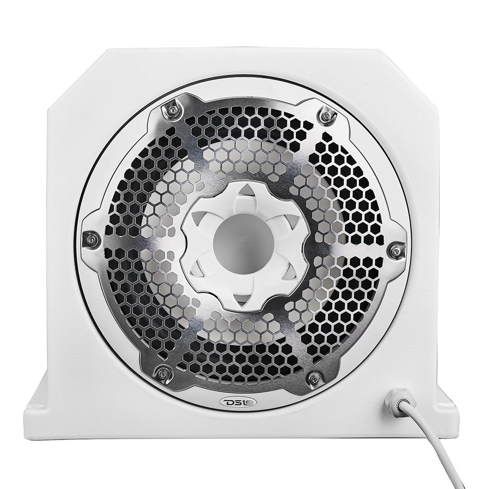 DS18 HYDRO 10 Marine Sub Box wRGB Lighting White NXL10SUBLDW