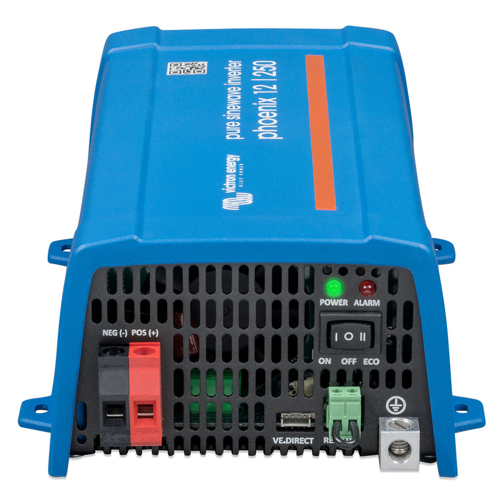 Victron Phoenix Inverter 12250 120V VEDirect NEMA 515R Single Outlet 200W PIN122510500