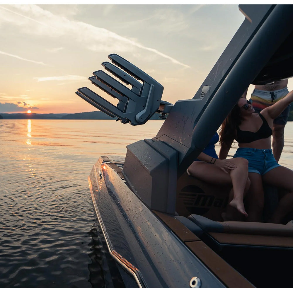 PTM Watersports ClampForce 30 Clamping Wake Board Rack Pair Black P134919010TEBBK
