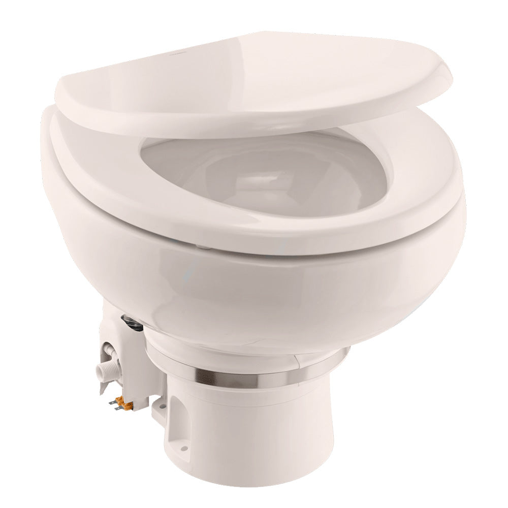 Dometic MasterFlush MF 7120 Bone Electric Macerating Toilet wOrbit Base Slow Close Seat Freshwater 12V 9610007272