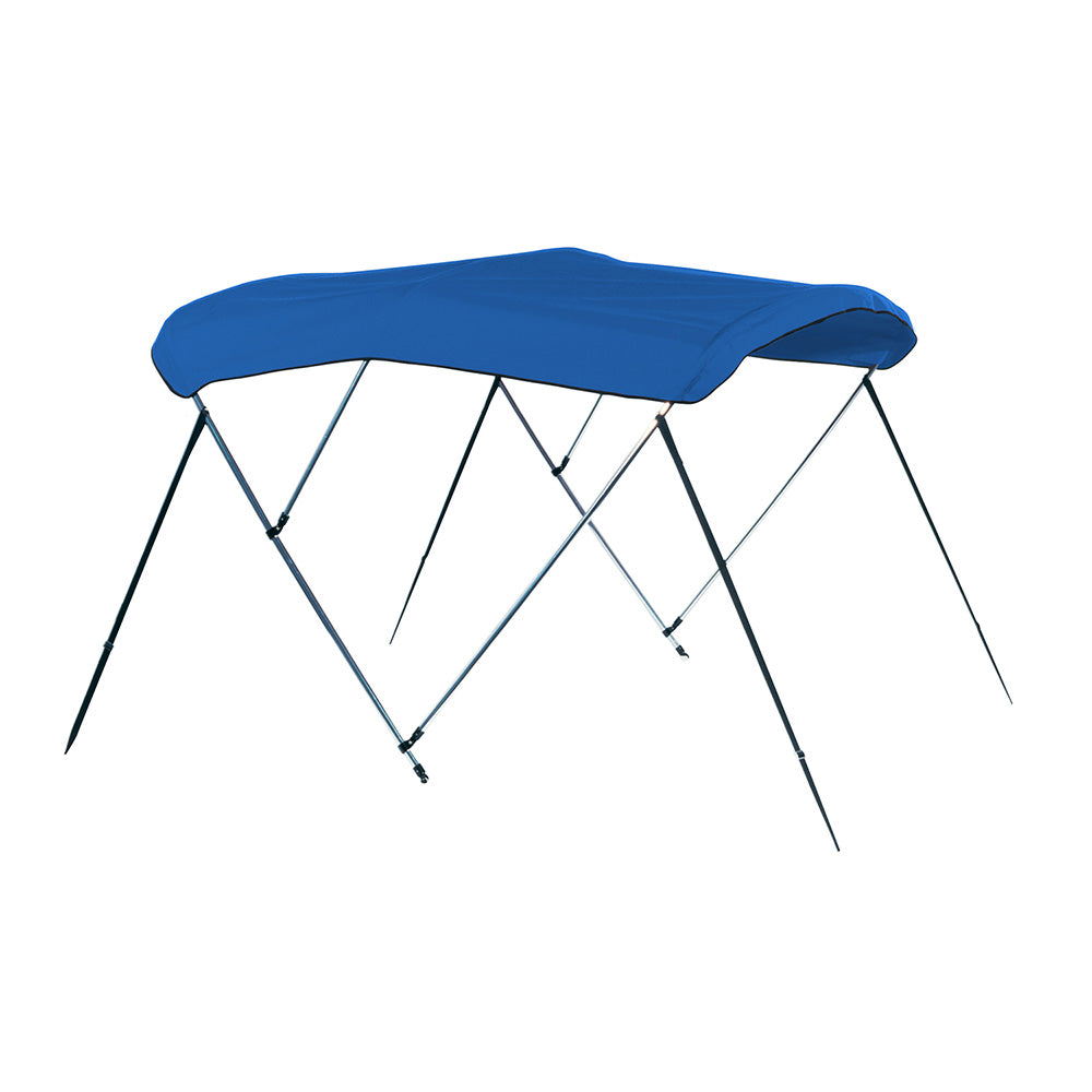 Carver 3 Bow 4681U Bimini Top with Boot Pacific Blue Acrylic A4681UB04