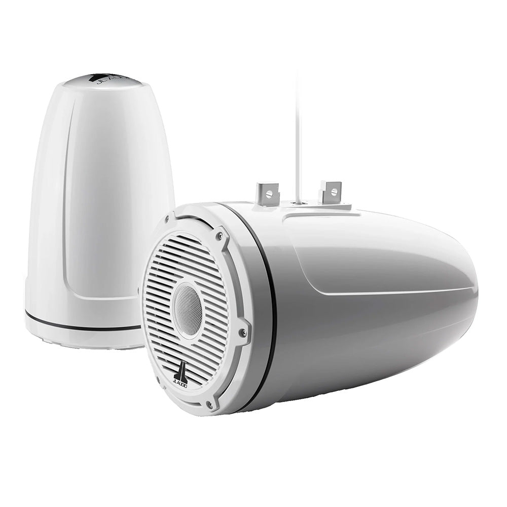 JL Audio M6 Series 88 Enclosed Tower Coaxial System wGloss White Classic Grille M6880ETXv3GwC3Gw 0100385700