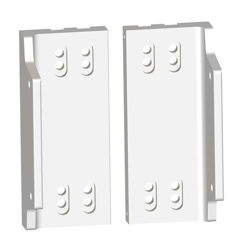 PowerPole Dual SideMount Adapters fAll Outboards White PKDMTOSPLTWT