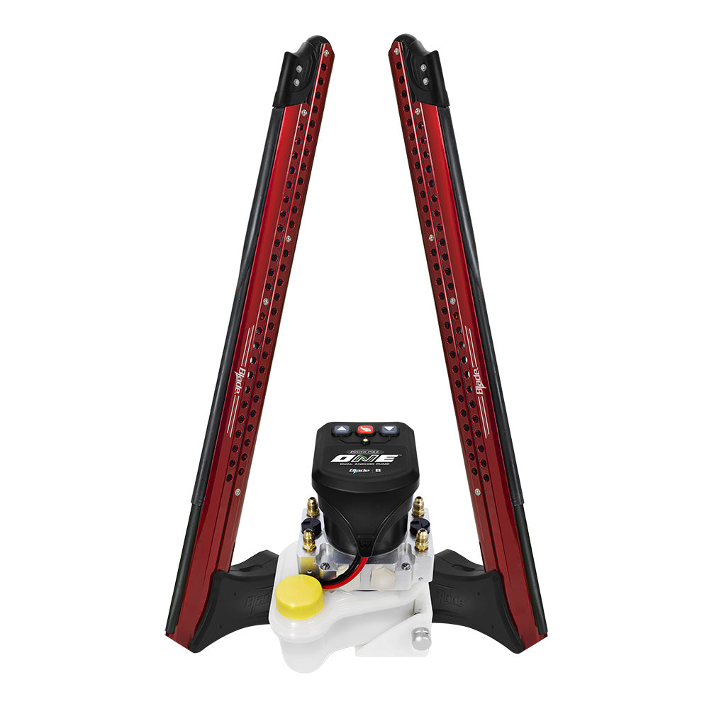 PowerPole Blade ONE Pump BLS Shallow Water Anchor System 8 Dual Blade Red PP2BLS8RD
