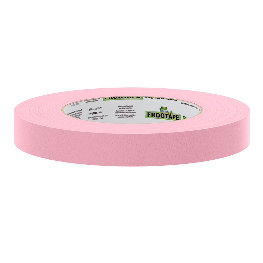 FrogTape CP 325 MediumHigh Adhesion Masking Tape 18MM x 55M x 12Pack Pink Rated f325F 106025