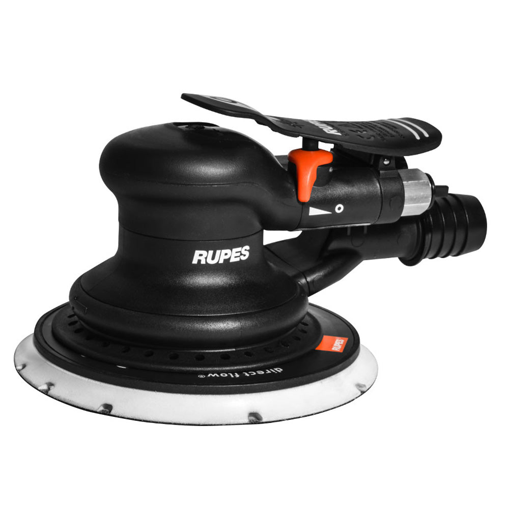 RUPES Random Orbital Palm Pneumatic Sander w150mm Pad 3mm OrbitSkorpio III Central Vac RH353A