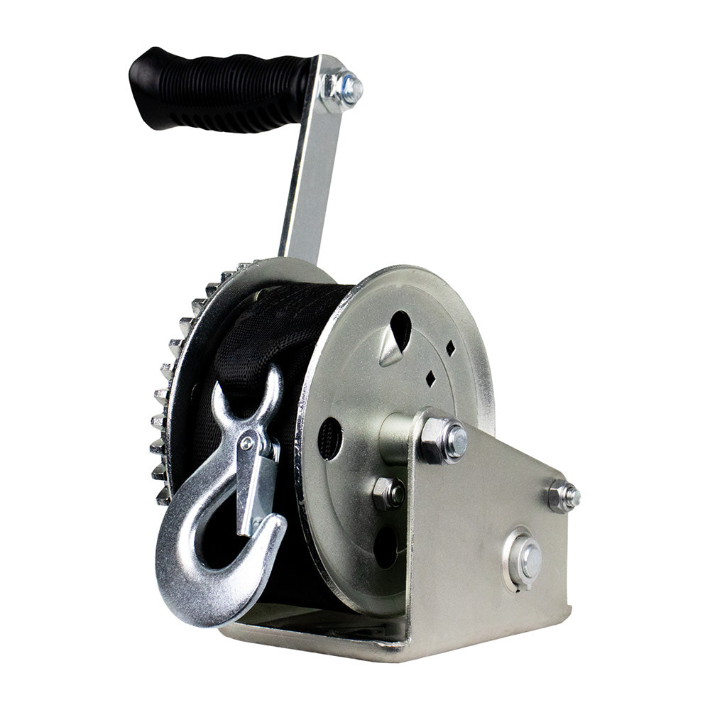 Powerwinch Utility Series Winch 600lb 6 Crank Arm Zinc 21500W06006ZR