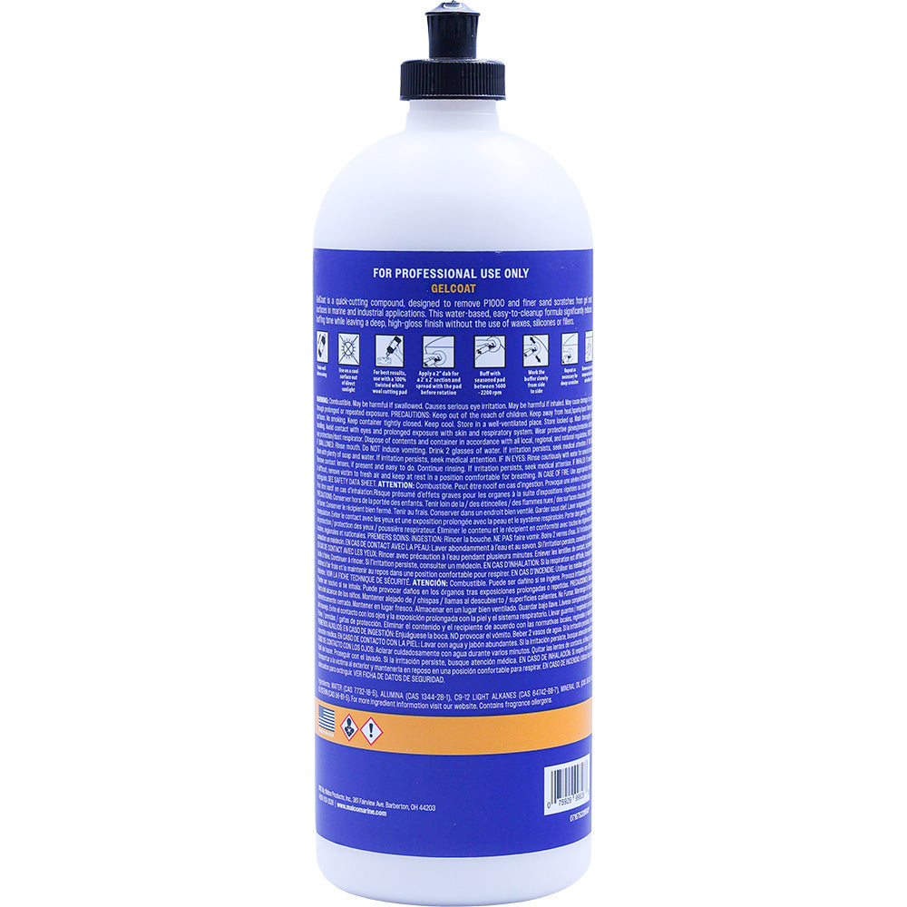 Malco Gel Coat Compound 32oz 167532