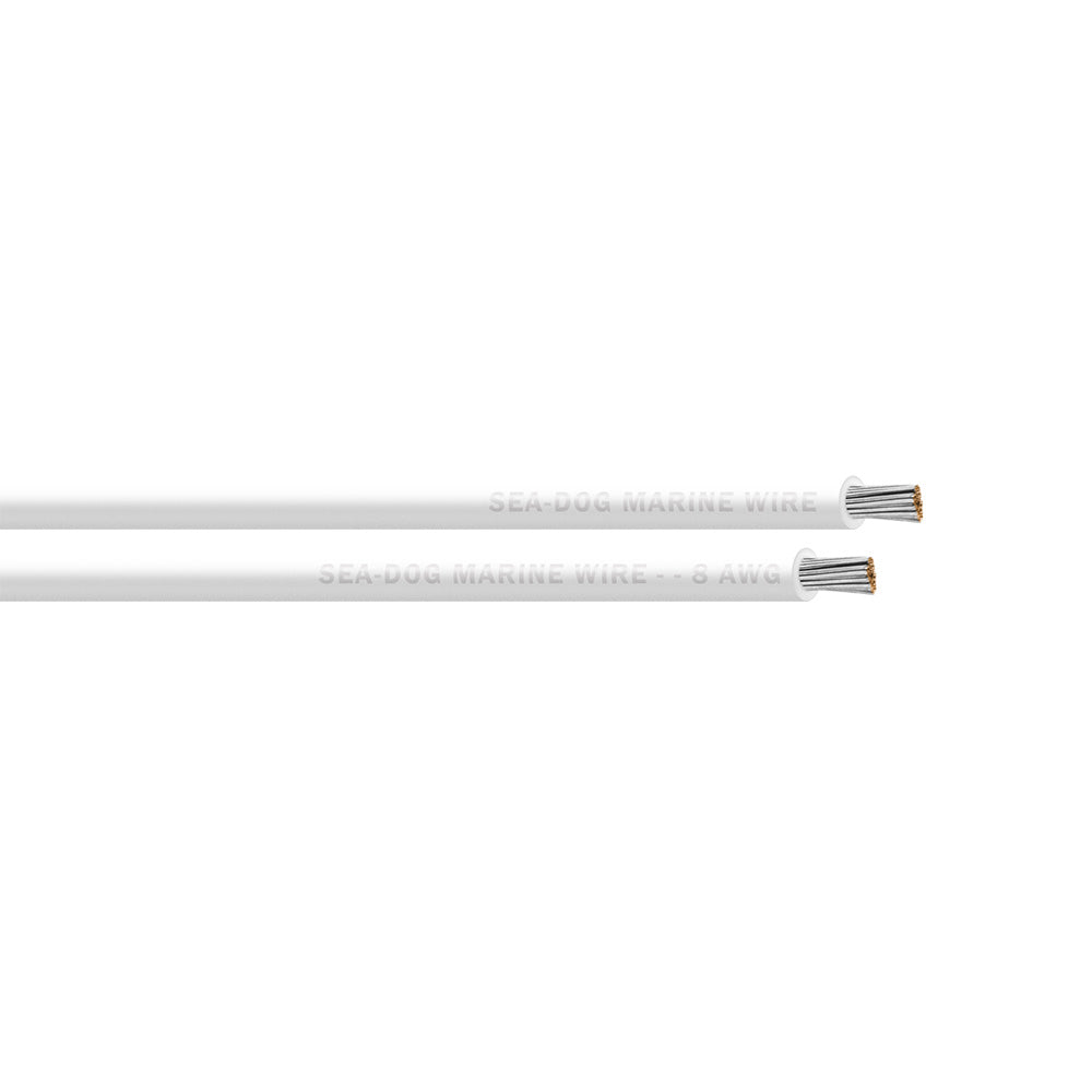 SeaDog 8 AWG White Primary Wire 1000 8008059