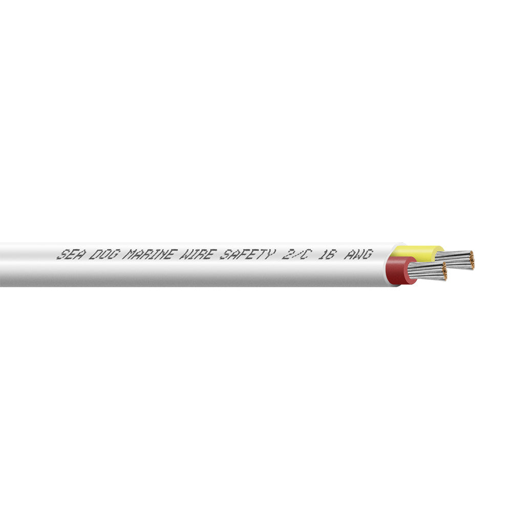 SeaDog 162 AWG Flat Duplex Safety Wire RedYellow 500 8016227