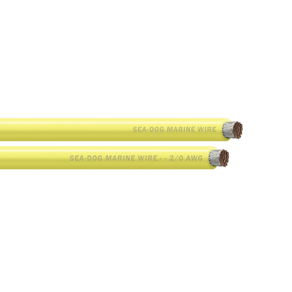 SeaDog 20 AWG Yellow Battery Cable 100 8021032