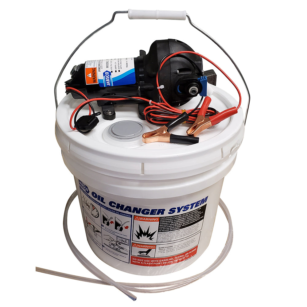 Jabsco DIY Oil Change System wPump 35 Gallon Bucket 178501012