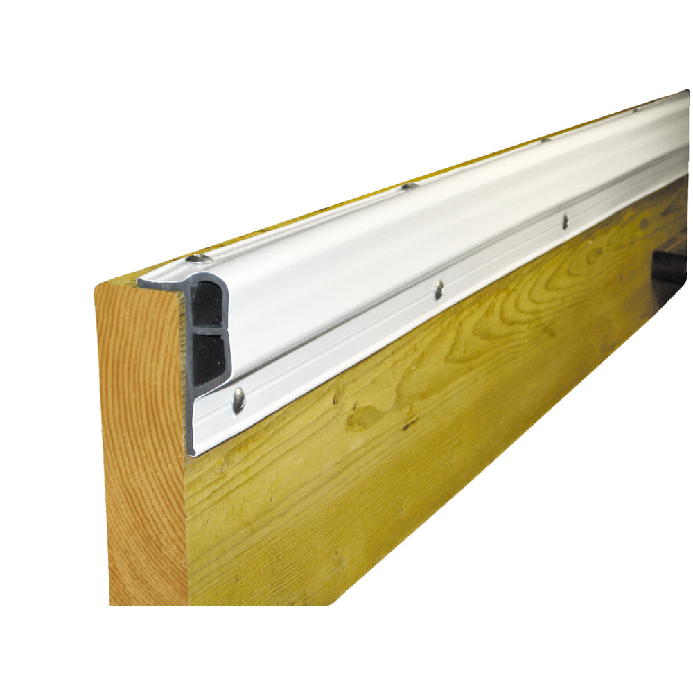 Dock Edge Dockguard Economy PVC Profile 10ft Roll White 1135F