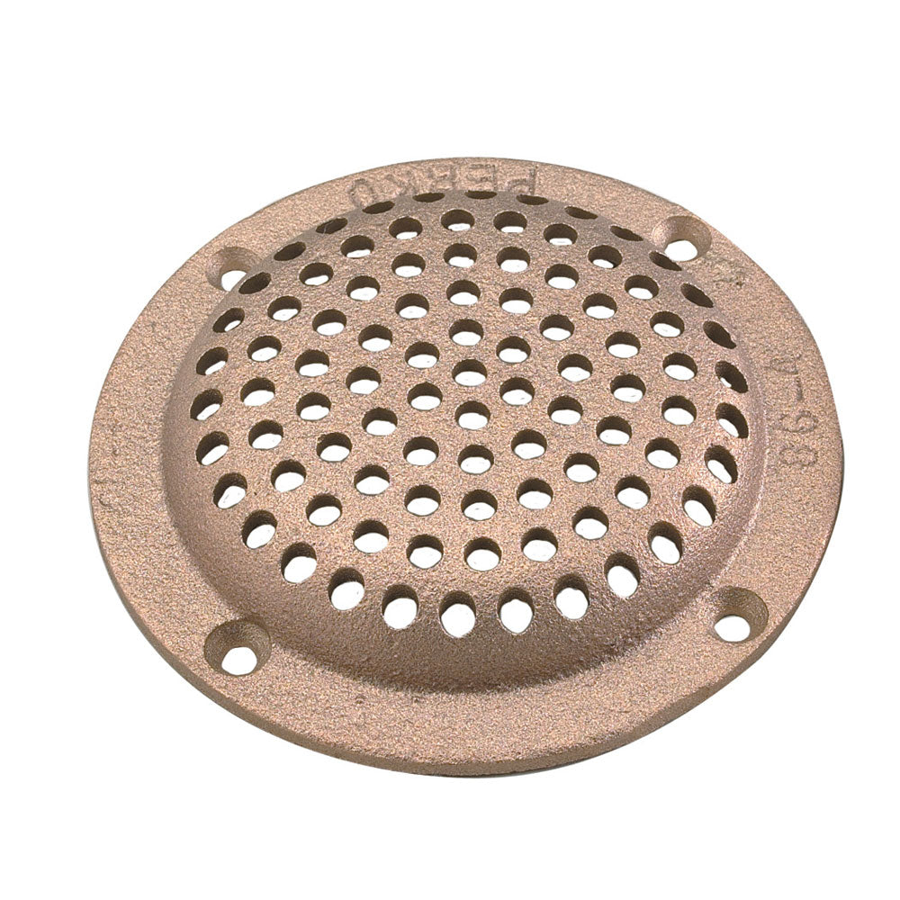 Perko 4 Round Bronze Strainer MADE IN THE USA 0086DP4PLB