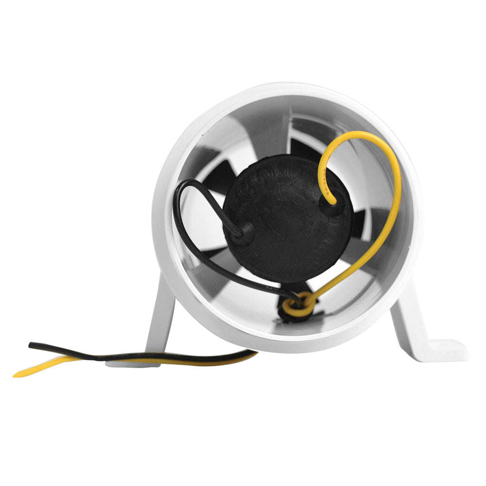 Attwood Turbo 3000 Series WaterResitant InLine Blower 12V White 17334