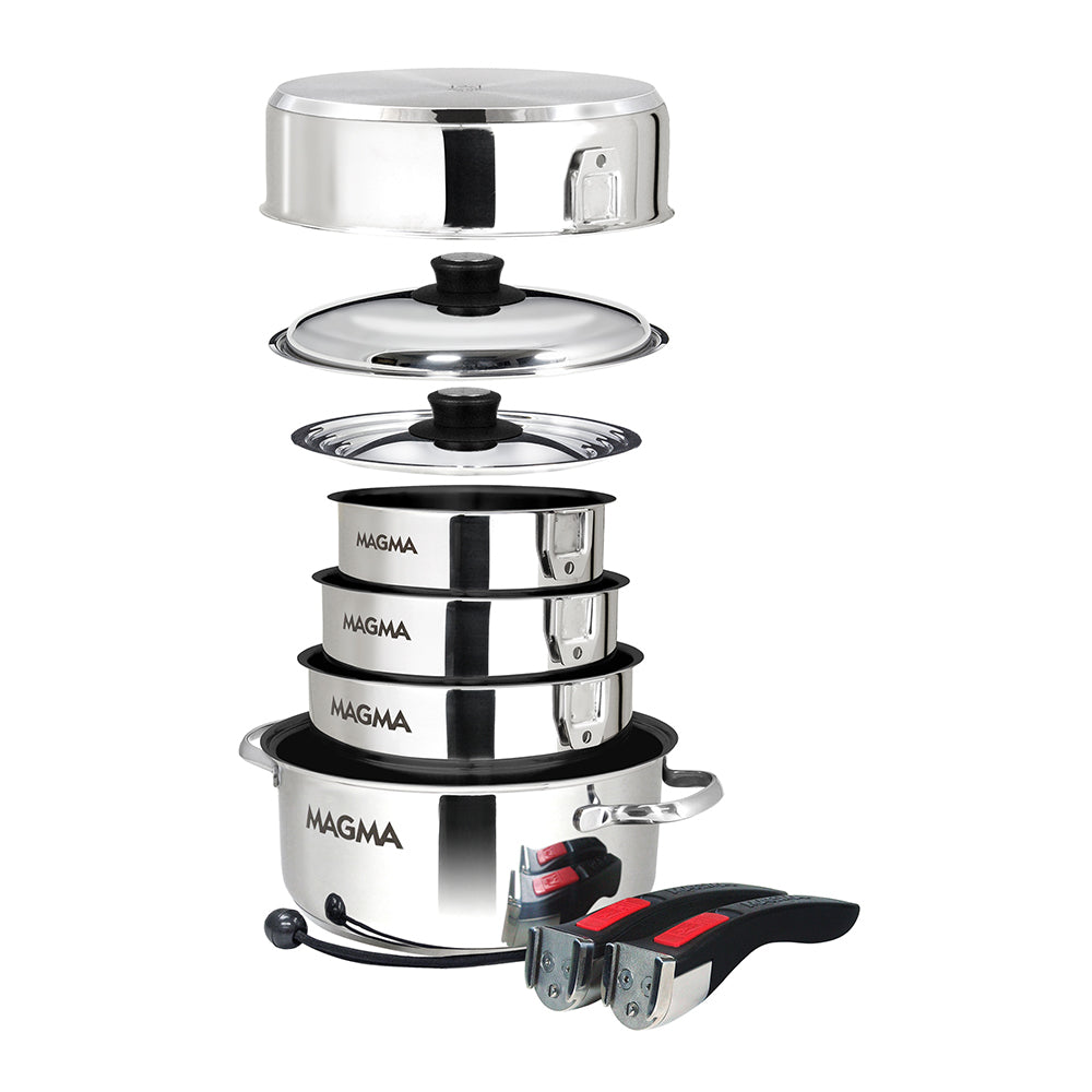 Magma 10 Piece Induction NonStick Cookware Set Stainless Steel A103662IND