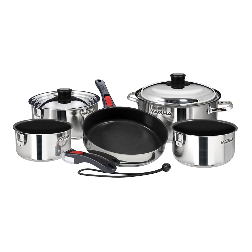Magma 10 Piece Induction NonStick Cookware Set Stainless Steel A103662IND