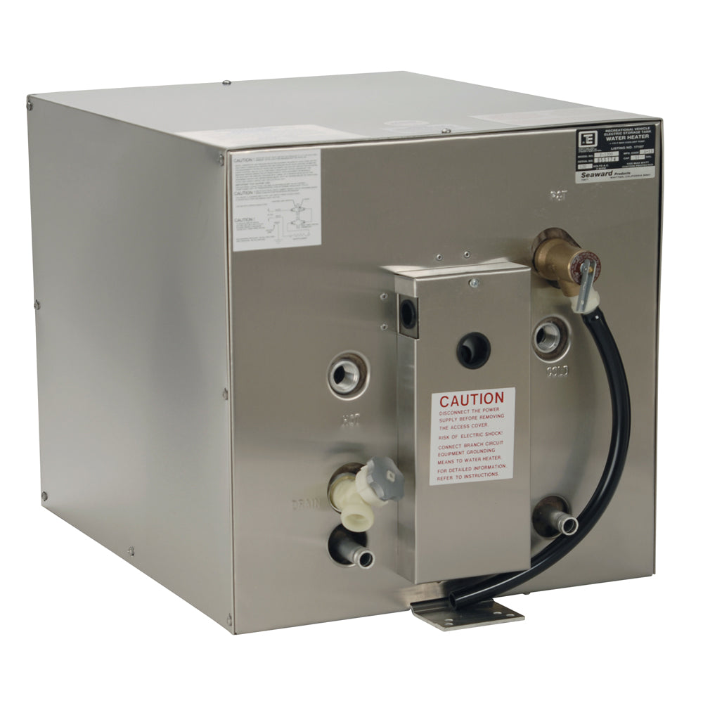 Whale Seaward 11 Gallon Hot Water Heater wFront Heat Exchanger Stainless Steel 120V 1500W F1200