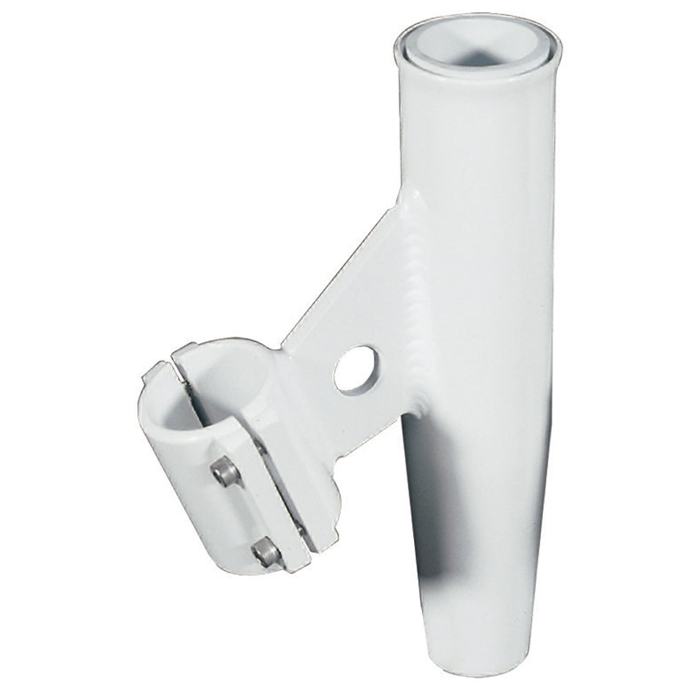 Lees ClampOn Rod Holder White Aluminum Vertical Mount Fits 1660 OD Pipe RA5003WH