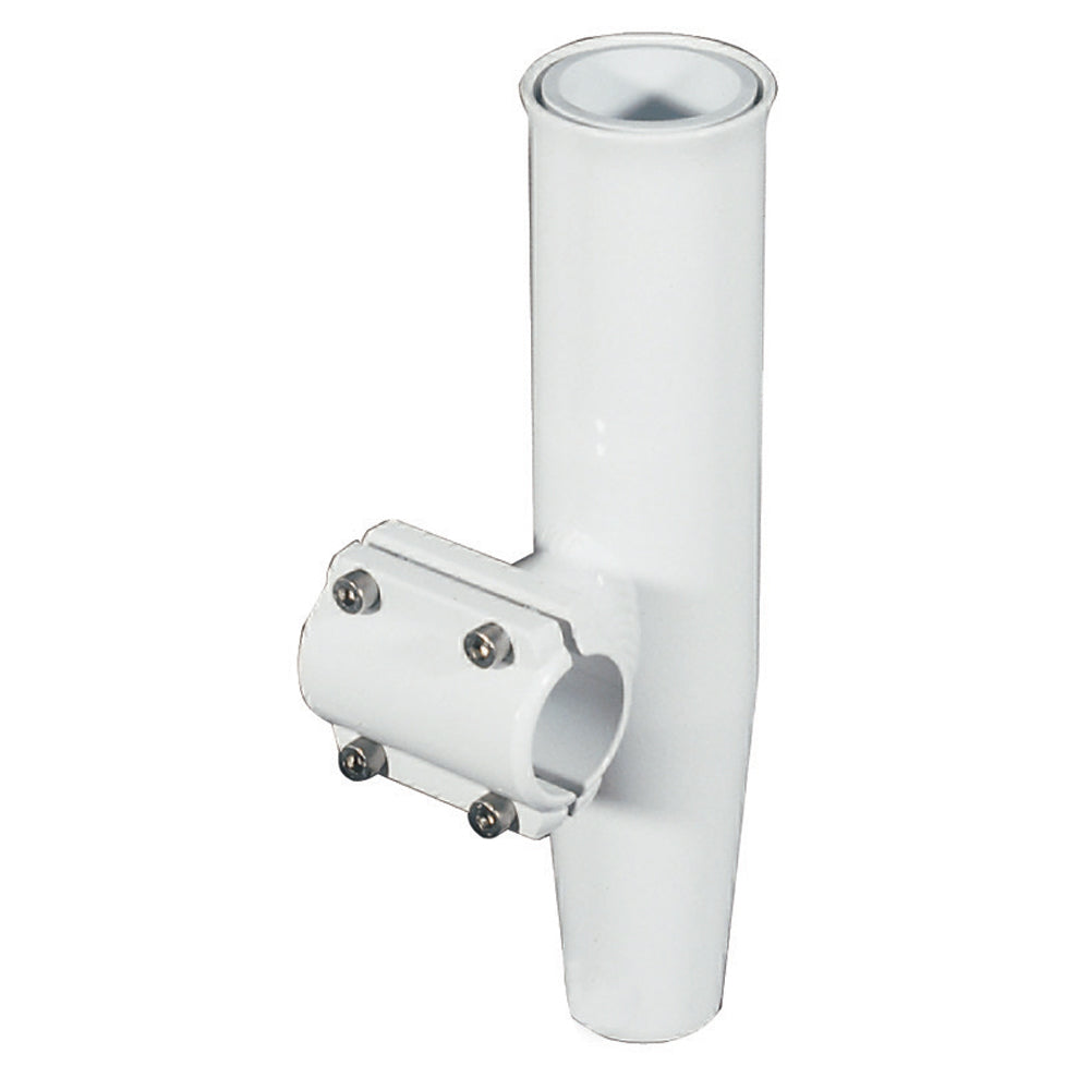 Lees ClampOn Rod Holder White Aluminum Horizontal Mount Fits 1050 OD Pipe RA5201WH
