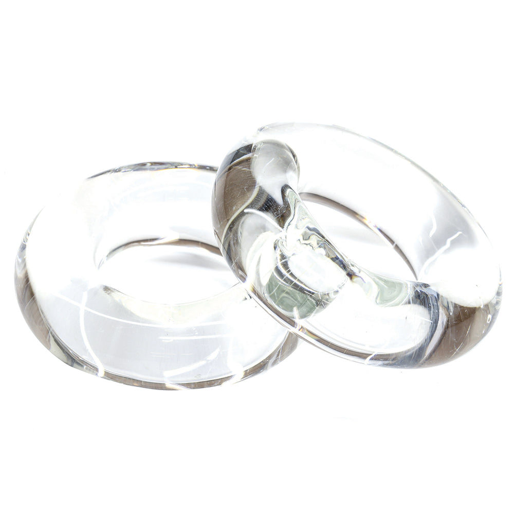 Tigress Glass Outrigger Rings Pair 88650