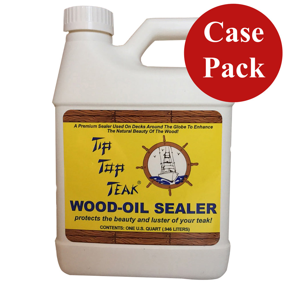 Tip Top Teak Tip Top Teak Wood Oil Sealer Quart Case of 12 TS 1001CASE
