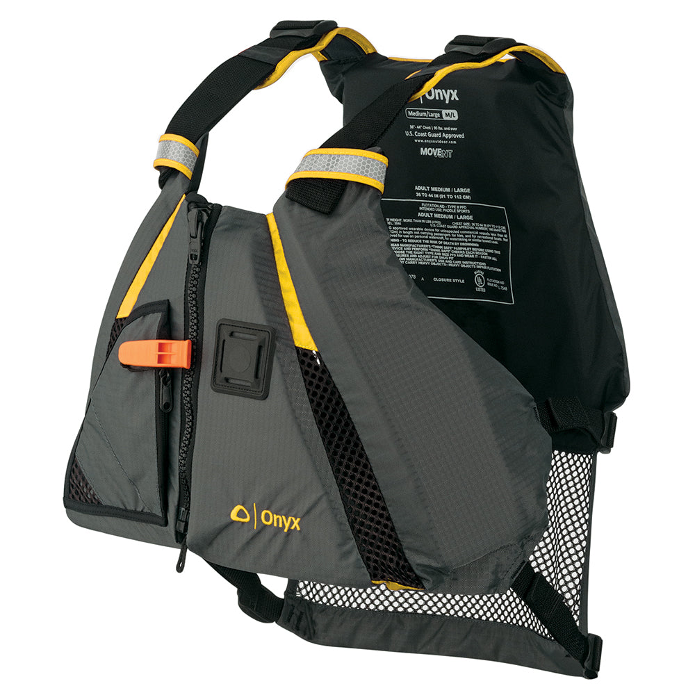 Onyx MoveVent Dynamic Paddle Sports Vest YellowGrey XL2XL 12220030006018