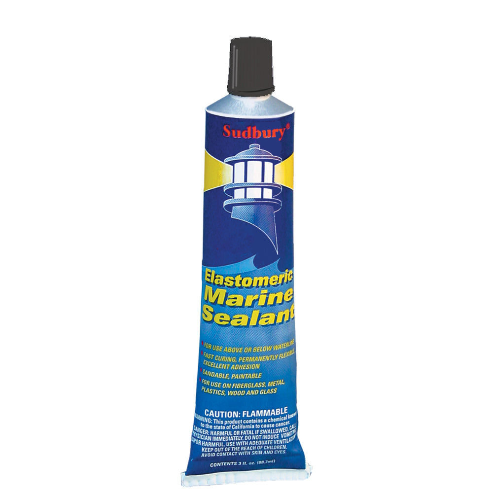 Sudbury Elastometric 3 oz 89ml Sealant Tube Black 322