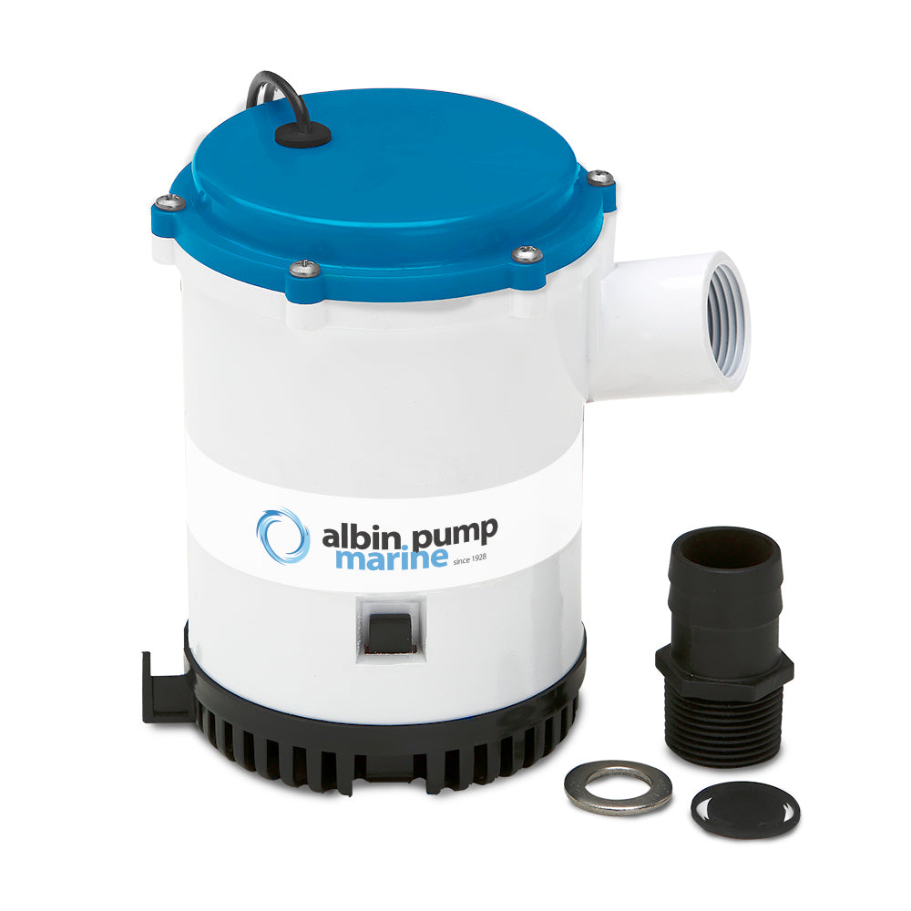 Albin Group Bilge Pump Heavy Duty 2250 GPH 12V 0103013