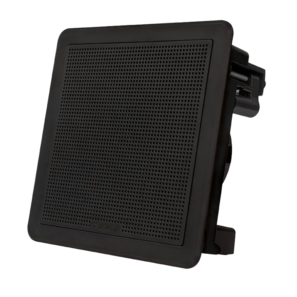Fusion FM65SB FM Series 65 120 Flush Mount Square Marine Speakers Black Grill 120W 0100229911
