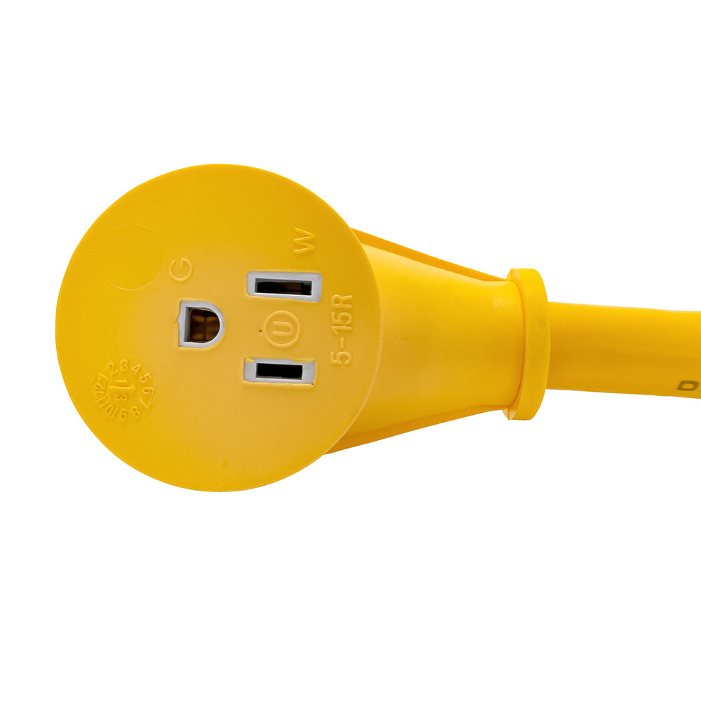 Camco 30AM15AF Power Grip Marine 12 Dogbone MLocking90F Adapter 55616