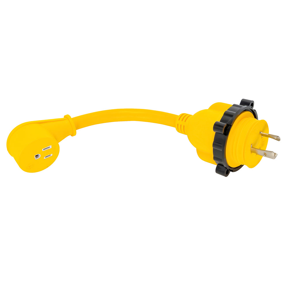 Camco 30AM15AF Power Grip Marine 12 Dogbone MLocking90F Adapter 55616