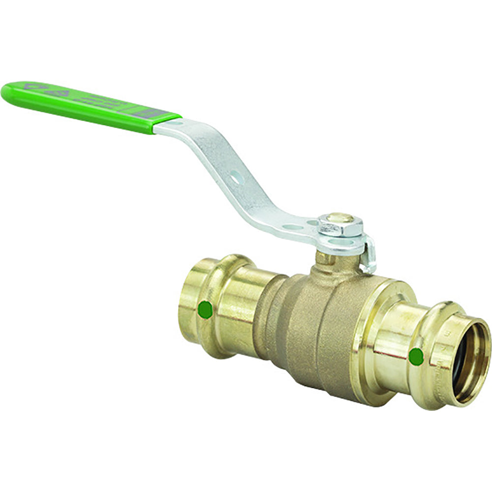 Viega ProPress 12 Zero Lead Bronze Ball Valve wStainless Stem Double Press Connection Smart Connect Technology 79923