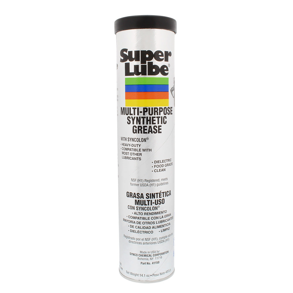 Super Lube MultiPurpose Synthetic Grease wSyncolon 141oz Cartridge 41150