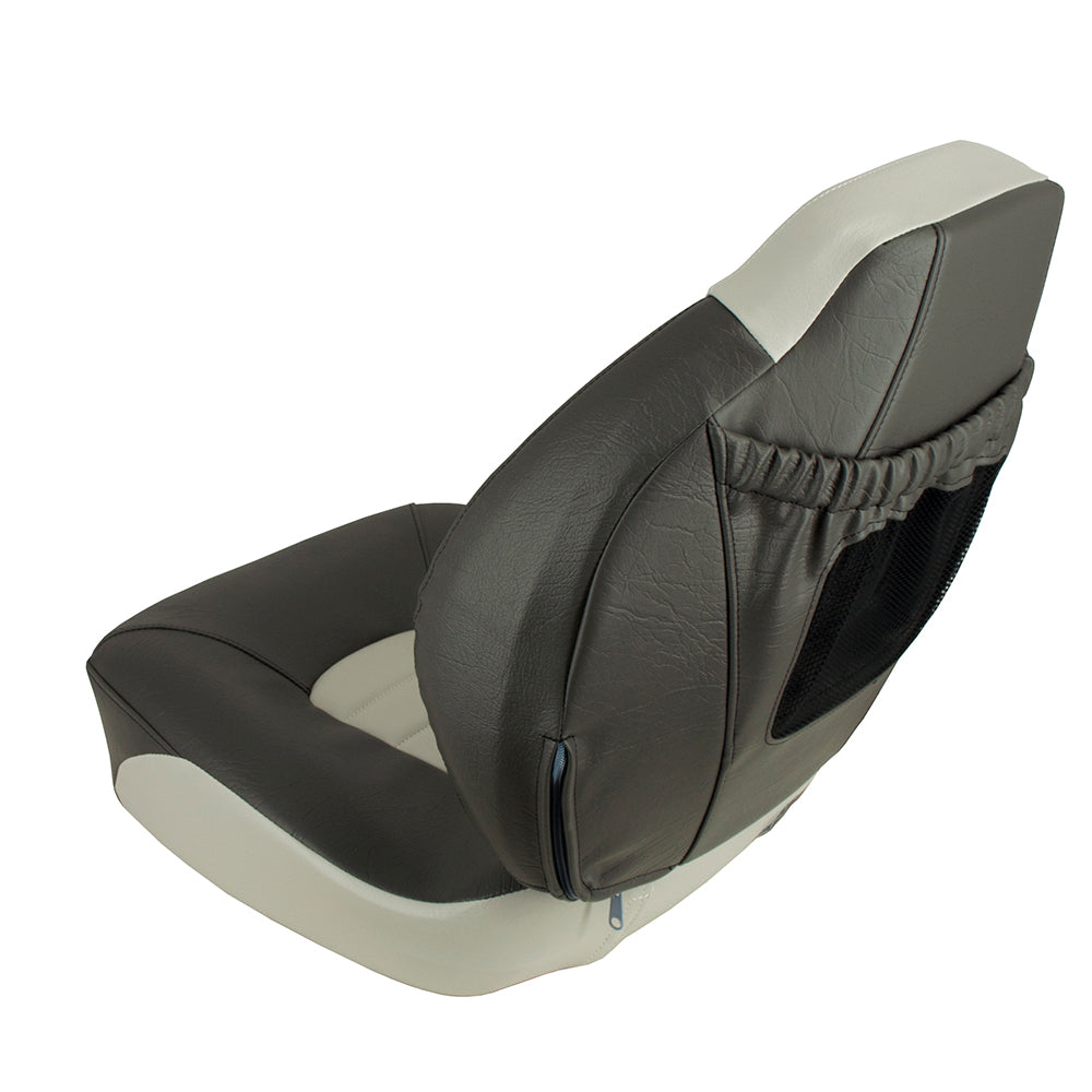 Springfield Fish Pro Mid Back Folding Seat CharcoalGrey 1041733