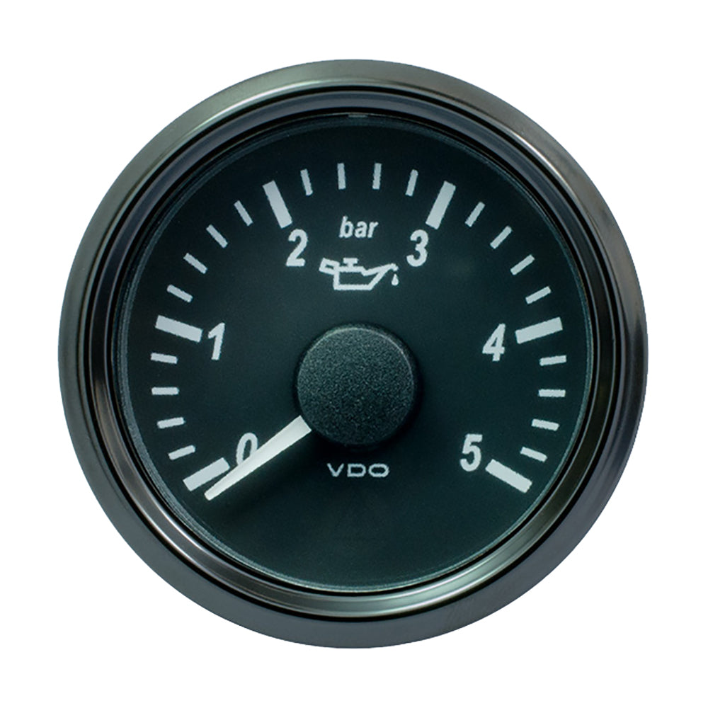 VDO SingleViu 52mm 2116 Oil Pressure Gauge 5 Bar 0180 Ohm A2C3833160030