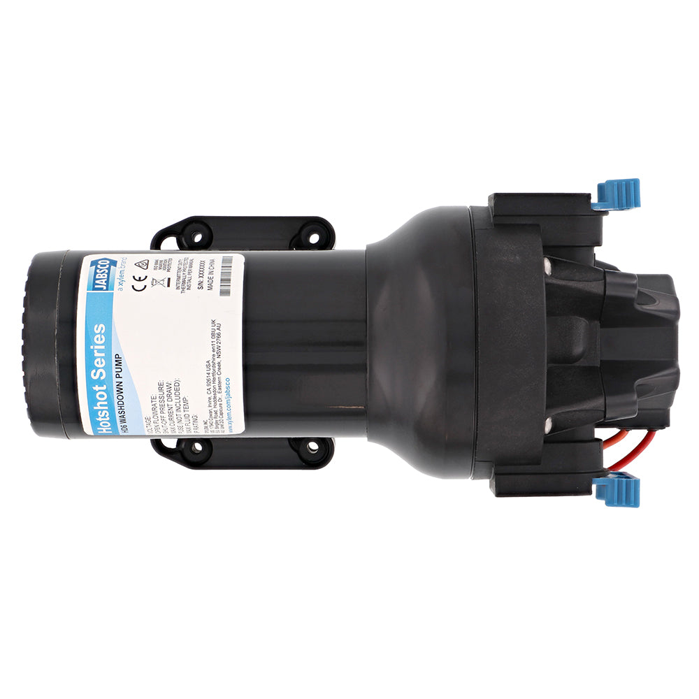 Jabsco HotShot HD6 Heavy Duty Washdown Pump w25 HoseCoil 12V 6 GPM 70 PSI P601J219N4A