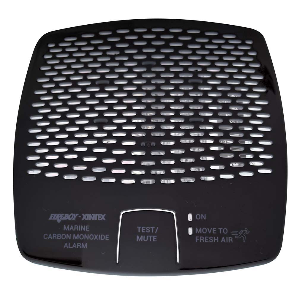 FireboyXintex CO Alarm 1224V DC wInterconnect Black CMD6MDRBR