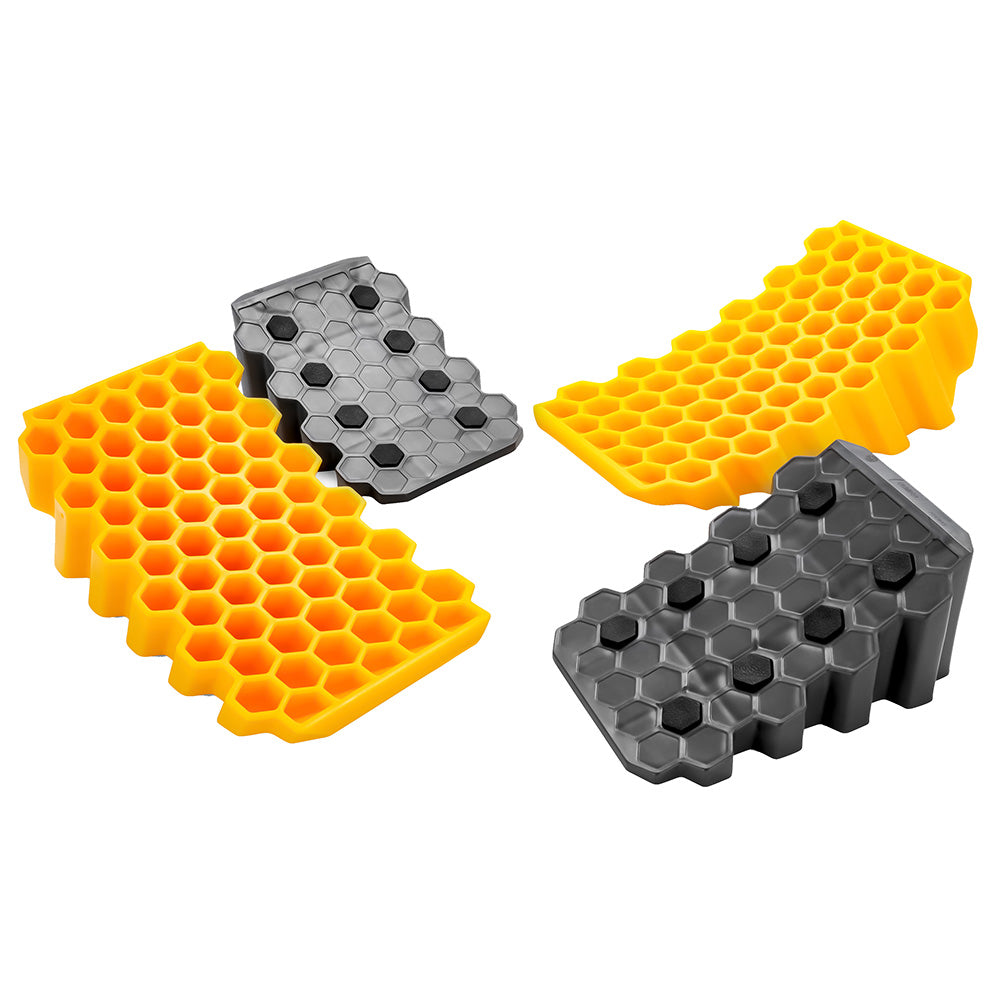 Camco Curved Leveler Wheel Chock 2Pack 44425