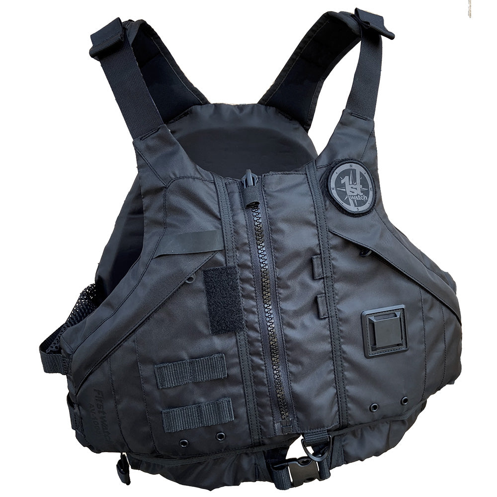 First Watch AV1000 Kayak Style Duty PFD Black XLXXL AV1000BKXLXXL