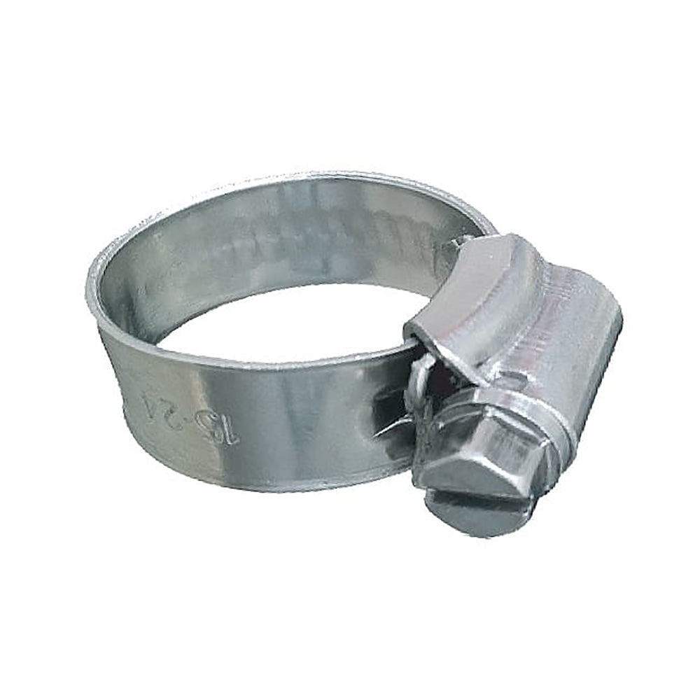Trident Marine 316 SS NonPerforated Worm Gear Hose Clamp 38 Band 581516 Clamping Range 10Pack SAE Size 8 7050121