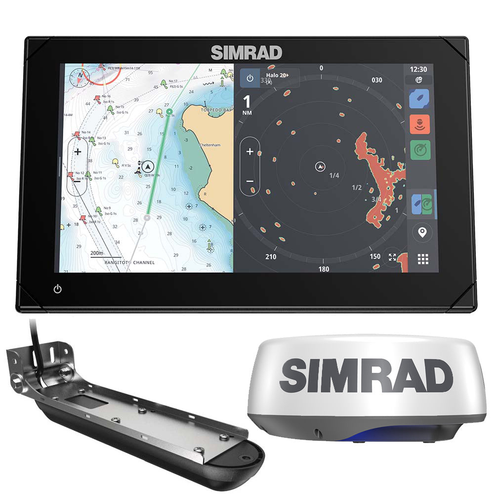 Simrad NSX 3009 Radar Bundle HALO20 Radar Dome Active Imaging 3in1 Transducer 00015377001