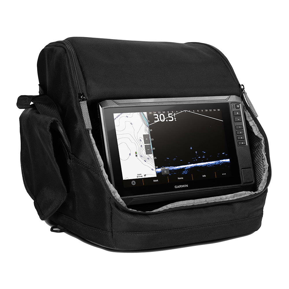 Garmin ECHOMAP UHD2 93SV LiveScope Plus Ice Fishing Bundle LI wECHOMAP UHD2 93sv LiveScope Plus System Lithiumion