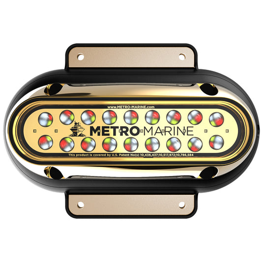 Metro Marine HighOutput Elongated Surface Mount Light wIntelligent Full Spectrum LEDs  RGBW 45 Beam FSME1HFS45