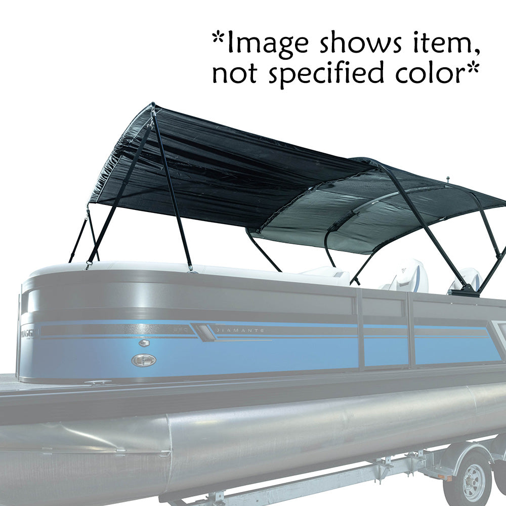 SureShade Bimini Extension fPower Bimini 7 Chrome Hardware wLight Sand Canvas 2022002189