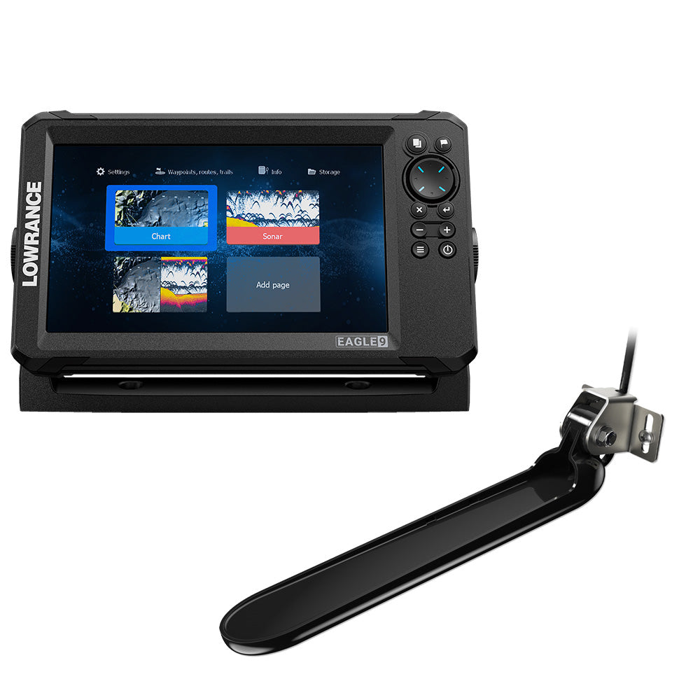 Lowrance Eagle 9 wTripleShot TM Transducer  Discover OnBoard Chart 00016229001